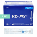 KD-FIX® Kaniula dożylna - wenflon 0,9 x 25 mm 22G NIEBIESKI - 1 szt.
