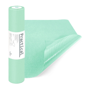 Prześcieradło podkład podfoliowany medyczny 60cm x 50m ZIELONY - 1 szt. Practical