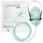 Maska tlenowa z drenem sterylna r. L ZARYS - 1 szt. | REF: MTS-L