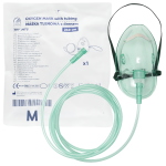 Maska tlenowa z drenem sterylna r. M ZARYS - 1 szt. | REF: MTS-M