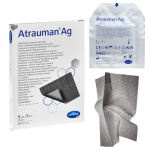 Atrauman® Ag Opatrunek ze srebrem sterylny 5x5cm - 10 szt. | REF: 499601