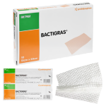 BACTIGRAS Opatrunek parafinowy z chlorheksydyną 15x20cm - 10 szt. / REF: 7461