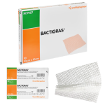 BACTIGRAS Opatrunek parafinowy z chlorheksydyną 10x10cm - 10 szt. / REF: 7457