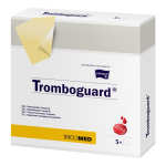 Tromboguard Opatrunek hemostatyczny ze srebrem 10x10cm do tamowania krwawienia sterylny 5 szt. - 1 op.