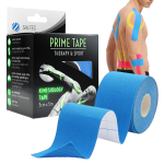 Prime Tape Taśma do kinesiotapingu 5cm x 5m NIEBIESKA