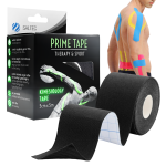 Prime Tape Taśma do kinesiotapingu 5cm x 5m CZARNA