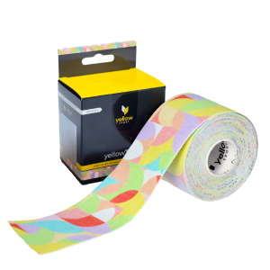 yellowTAPE Taśma do kinesiotapingu 5cm x 5m PASTELOWY ABSTRAKT | YT-55-PA