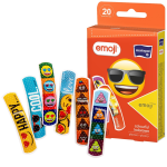 Plastry z opatrunkiem dla dzieci EMOJI Matopat 20 szt. - 1 op. | REF: MA-167-GLMM-091