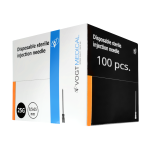 Vogt Medical Igły iniekcyjne 0,5 x 25mm 25G sterylne - 100 szt.