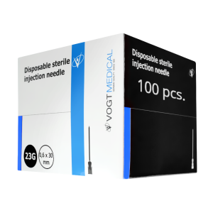 Vogt Medical Igły iniekcyjne 0,6 x 30mm 23G sterylne - 100 szt.