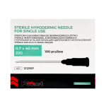 POLNET Igły iniekcyjne 0,7x40mm 22G sterylne - 100 szt. | REF: 121255P