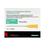 POLNET Igły iniekcyjne 1,1x25mm 19G sterylne - 100 szt. | REF: 121260P