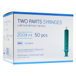 POLNET Strzykawka 20ml 2-częściowa LUER - 50 szt. | REF: 112344M2