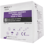 Kompresy gazowe niejałowe 10x10 cm NEOSET PROFI LINE  - 100 szt.