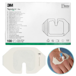 3M™ Tegaderm™ Przezroczysty opatrunek foliowy z ramką I.V. 6x7 cm do mocowania kaniul REF: 1623W - 100 szt.