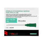 POLNET Igły iniekcyjne 0,8x16mm 21G sterylne - 100 szt. | REF: 121276P