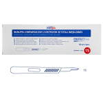 Intergos Skalpel chirurgiczny jednorazowy ostrze nr 15