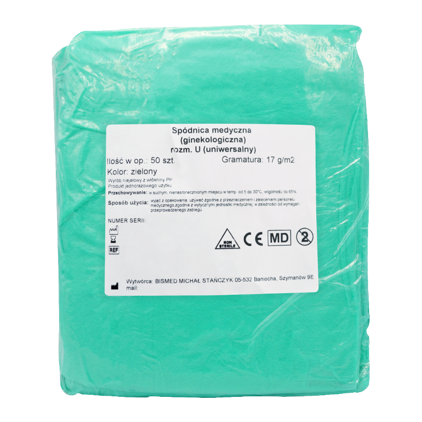 Sp dniczki Ginekologiczne Na Gumk 17G one Size BISMED 50 Szt sp-dniczki-ginekologiczne-na-gumk-17g-one-size-bismed-50-szt